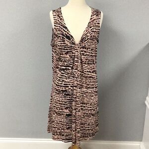 Pink Black Sleeveless Dress Size XL
